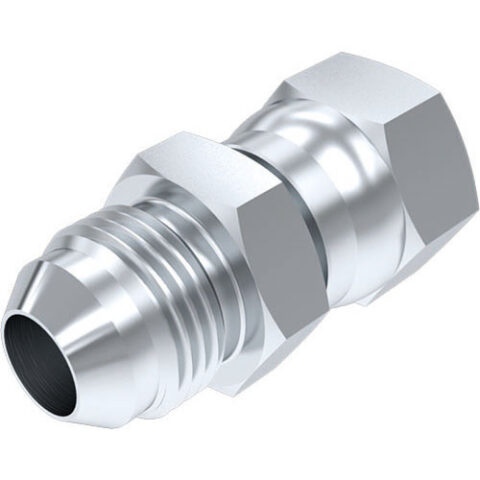 Straight Adaptor - JIC Male / JIC Swivel Female