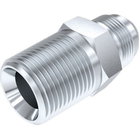 Straight Adaptor NPTF Male /  JIC Male