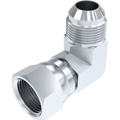 Forged Compact 90 deg Elbow - JIC Male / JIC Swivel Female