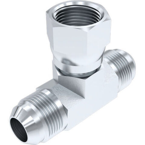 Forged Tee - JIC Male / JIC Male / Swivel Female