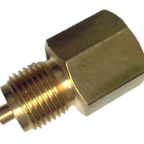 Brass Gauge Thread Adaptor - Female x Male