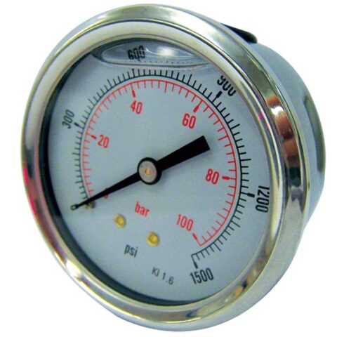 Glycerine Filled Pressure Gauge - 63 mm Gauge Diameter