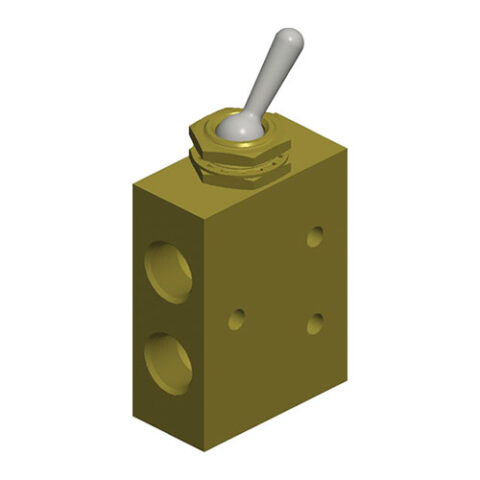 Toggle 4 Way Detented NPT