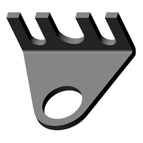 Angled Bracket For TAC Valves