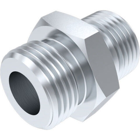 Straight Adaptor - BSPP Male 60 Deg Cone / SORB Male