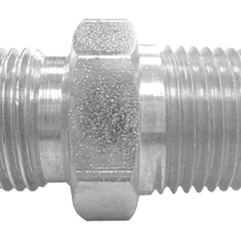 Straight Adaptor - BSPP Male 60 deg Cone / BSPT Male