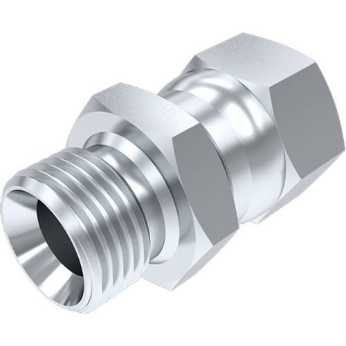 Straight Adaptor - BSPP Male 60 deg Cone / JIC Swivel Female