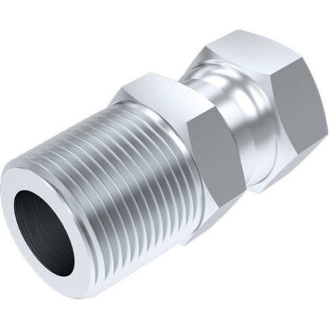 Straight Adaptor - BSPT Male / BSPP Swivel Female