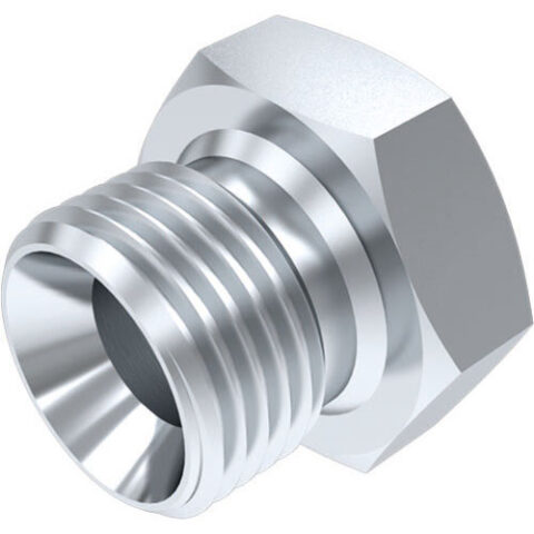 Straight Adaptor - BSPP Male 60 deg Cone / BSPP Fixed Female Bush