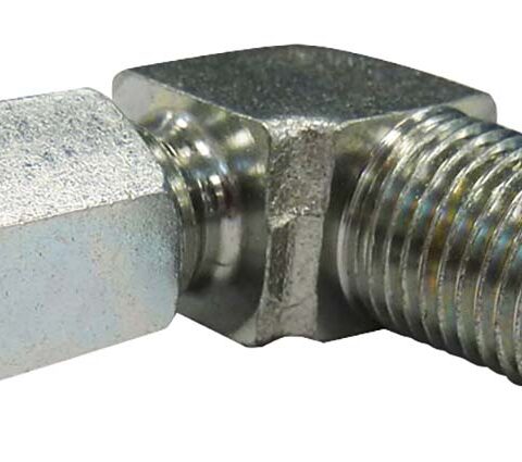 LL 90 deg Elbow Male Stud Zinc Nickel Coated
