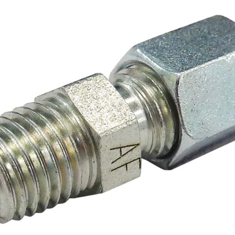 LL Straight Male Stud - Zinc Nickel Coated