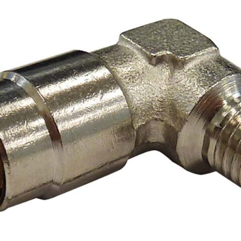 Push-In 90 deg Elbow - Nickel Plated Brass