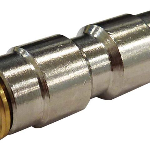 Push-In Connector - Nickel Plated Brass