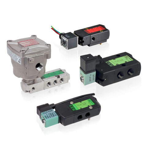 ASCO 3/2 - 5/2 Pilot Operated Solenoid Valves - Threaded Female, 1/4'' - Aluminium, Series - G551C5016MD2