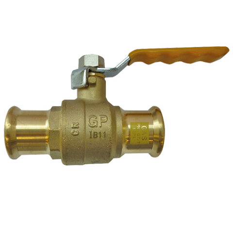 Gas Ball Valves - Yellow Handle