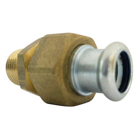 Joint Connector With Flat Seal BSPT Male