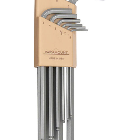 Ball End Long Arm Hex Key Set - 9 Piece