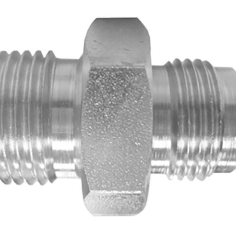 Straight Adaptor - BSPP Male 60 deg Cone / JIC Male