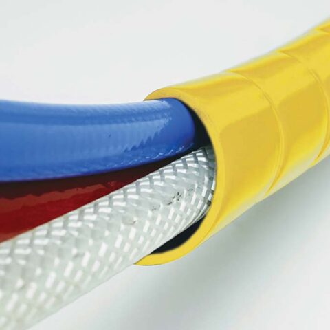 Yellow HDPE Hose Guard - 50 M Box