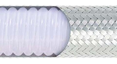 Convoluted Hose - PTFE Lined