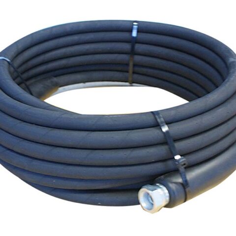 2 Wire Hose Assembly - 10 m - 22 MM Female x 3/8" BSPP Female