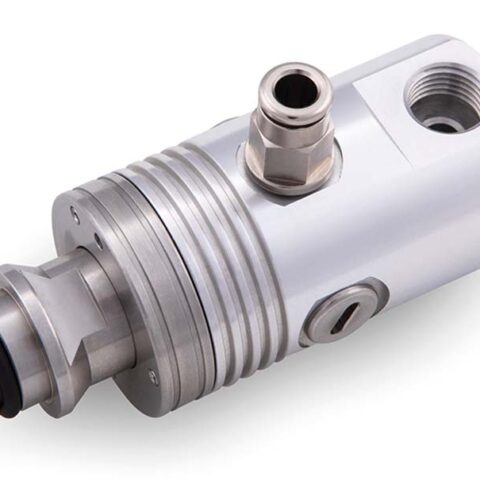 High Speed Unions for Coolant, Dry Run - Left Hand Thread - Axial