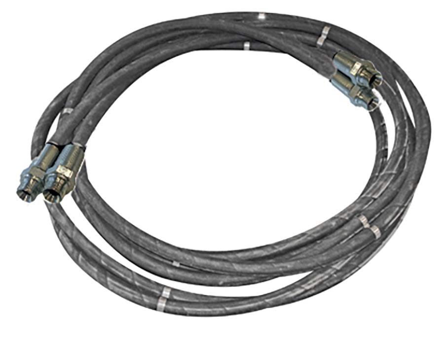 2 Wire Breaker Hose Assemblies with 1/2" BSPP Male Inserts