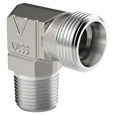Stud Elbow Metric Male