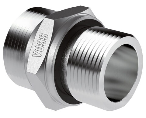Stud Coupling - Form E BSPP Male With Sealing Ring