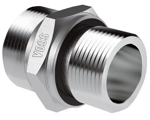 Stud Coupling - Form E Metric Male With Sealing Ring