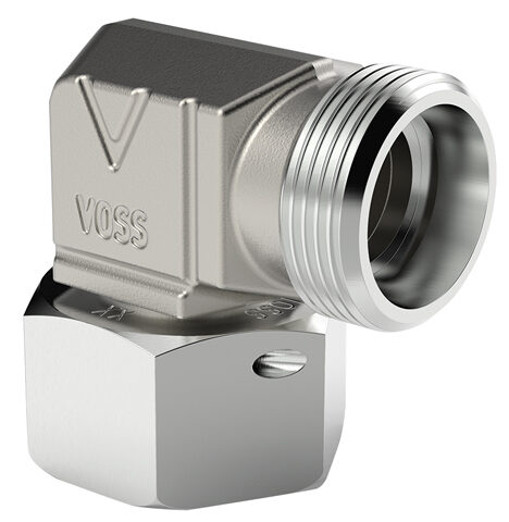 Swivel Elbow Metric Male / Female With O-Ring