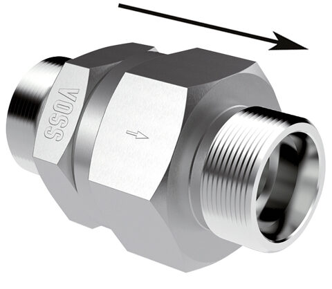Non Return Valve Metric Male