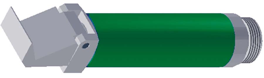 Pneumatically Single Acting Spring Return Function 35 Degrees