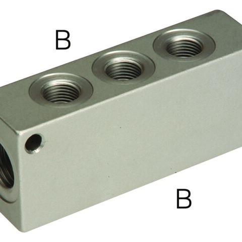 Pneumatic Manifold - Single Sided Outlets