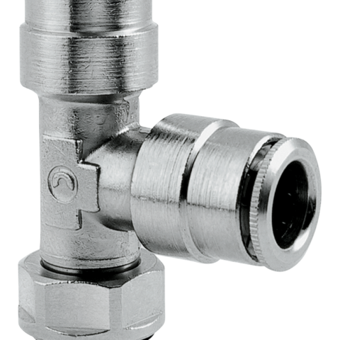 Swivel Run Tee With O-ring