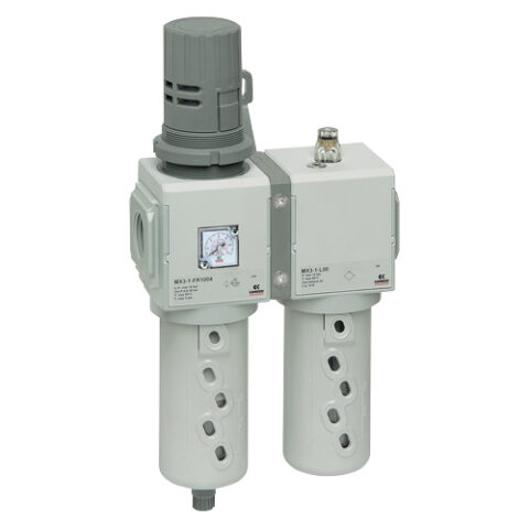 Filter/Regulator & Lubricator with Integrated Gauge