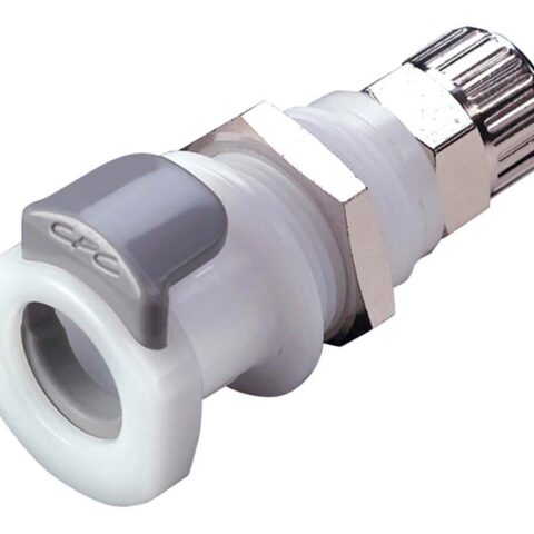 Panel Mount - Unvalved Ferruless Polytube Fitting, PTF