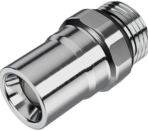 In-line Valved SAE Male