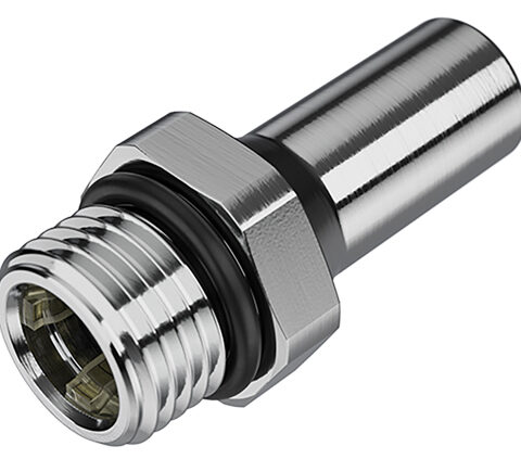 In-line Valved SAE Male