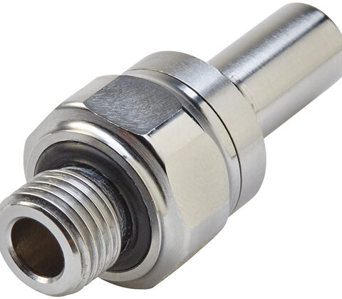 In-line Valved BSPP Male