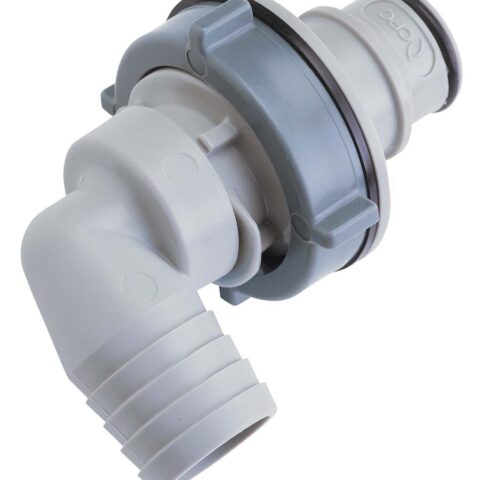 Panel Mount Elbow - Valved