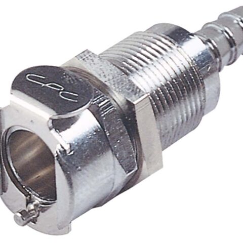 Panel Mount - Valved Hose Barb