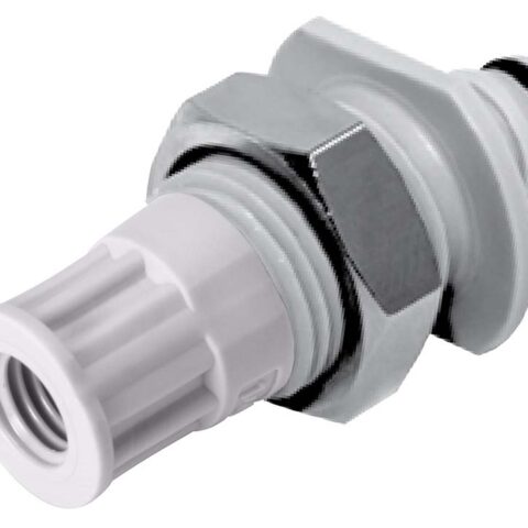 Panel Mount - Valved Female Thread
