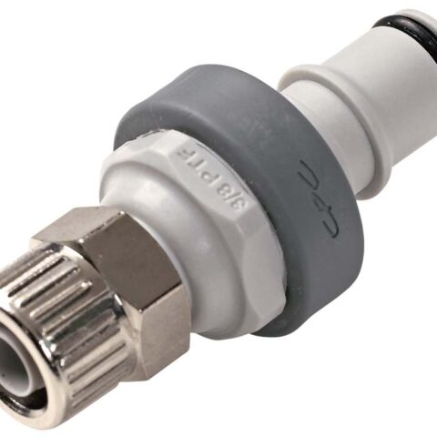 In-Line - Valved Ferruless Polytube Fitting, PTF