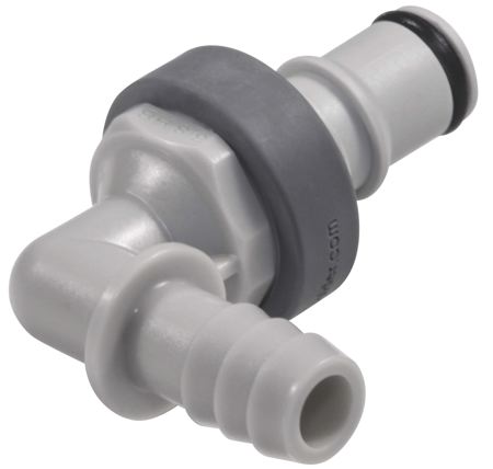 Elbow - Valved Hose Barb