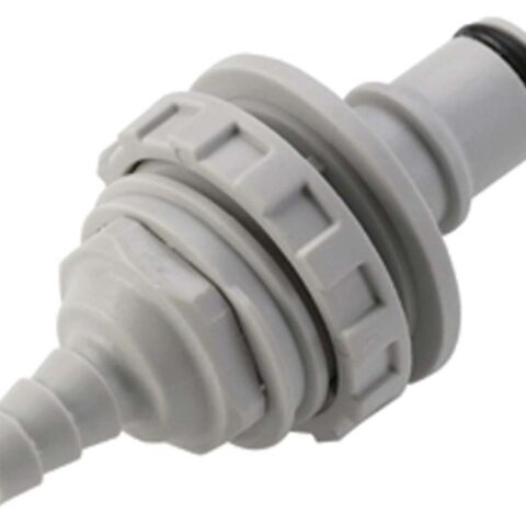 Panel Mount - Valved Hose Barb