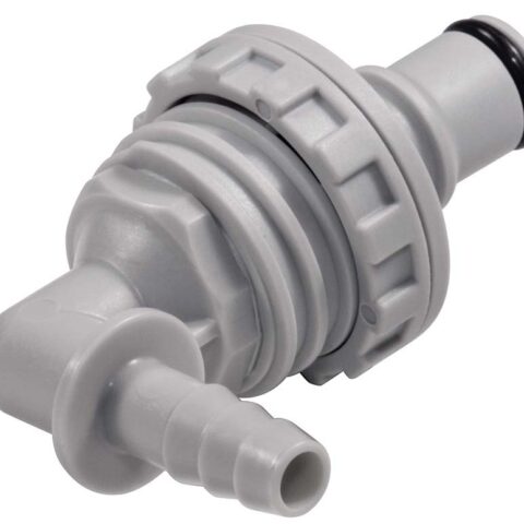Panel Mount Elbow - Valved