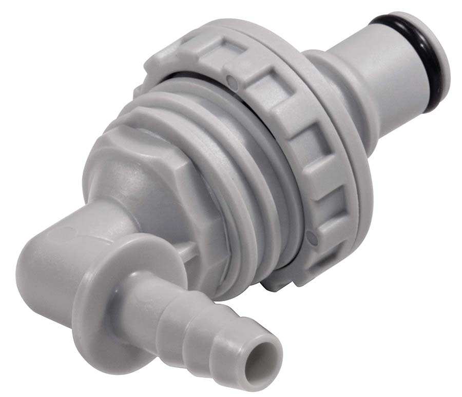 Panel Mount Elbow - Valved