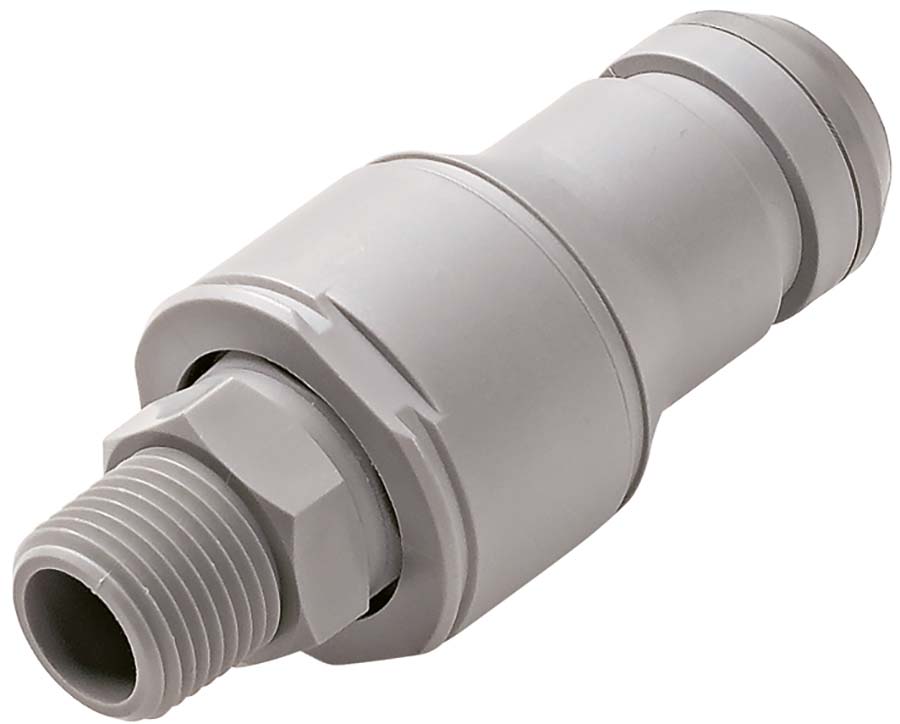 In-Line - Valved Male Thread