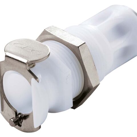 Panel Mount - Valved JG Push-To-Connect